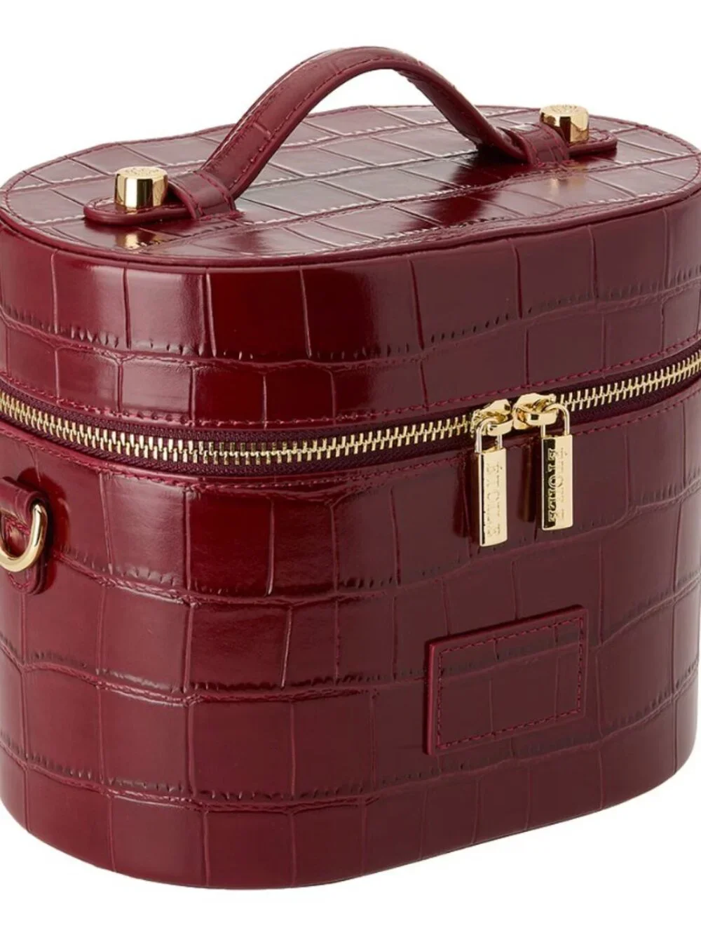 REVOLVE burgundy croc